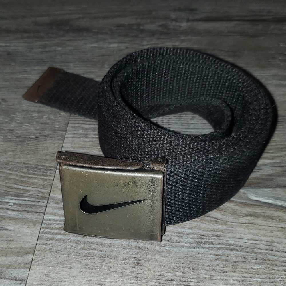 Nike Golf Webbed Adustable Belt Black